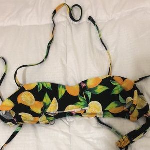 Lemon Bikini Top